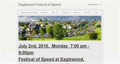 Desktop Screenshot of eaglewoodfestivalofspeed.com