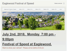 Tablet Screenshot of eaglewoodfestivalofspeed.com